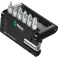 Wera 7 Piece Mini-Check Pozi Screwdriver Bit Set Wera 7 Piece Mini-Check Pozi Screwdriver Bit Set