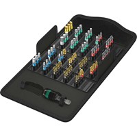 Wera 61 Piece Bit-Safe BiTorsion Torsion Screwdriver Bit and Holder Set Wera 61 Piece Bit-Safe BiTorsion Torsion Screwdriver Bit and Holder Set