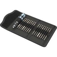 Wera 17 Piece Kraftform Kompakt Stainless Steel Bit Set Wera 17 Piece Kraftform Kompakt Stainless Steel Bit Set