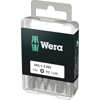 Wera 855/1Z SB Extra Tough Pozi Screwdriver Bits Wera 855/1Z SB Extra Tough Pozi Screwdriver Bits