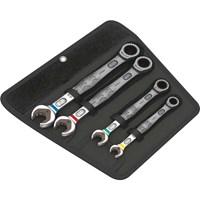 Wera 4 Piece Joker Ratchet Combination Spanner Set Metric Wera 4 Piece Joker Ratchet Combination Spanner Set Metric