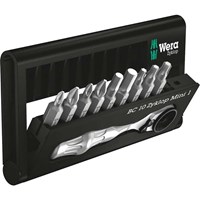 Wera 10 Piece Zyklop Screwdriver Bit Set and Ratchet Wera 10 Piece Zyklop Screwdriver Bit Set and Ratchet