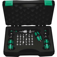Wera 7440/41/42 Torque Screwdriver and Bit Set