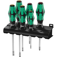 Wera 6 Piece Kraftform Plus 334/6 Screwdriver Set