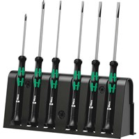 Wera 6 Piece 2035/6 B Kraftform Micro Screwdriver Set