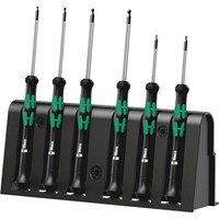 Wera 6 Piece 2052/6 Kraftform Screwdriver Set