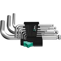Wera 950PKS SM N 9 Piece Hex Allen Key Set
