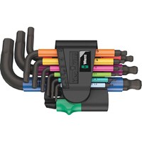 Wera 9 Piece 950/9 Hex Plus Multicolour Key Set