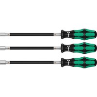 Wera 3 Piece Kraftform Flexible Shaft Nutspinner Set Wera 3 Piece Kraftform Flexible Shaft Nutspinner Set