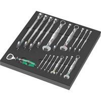 Wera 6003 Joker 19 Piece Combination Spanner Set 1 in Foam Insert Tray Wera 6003 Joker 19 Piece Combination Spanner Set 1 in Foam Insert Tray