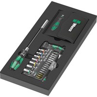 Wera 57 Piece Kraftform Kompakt and Tool Check Plus Kit in Foam Tray Wera 57 Piece Kraftform Kompakt and Tool Check Plus Kit in Foam Tray