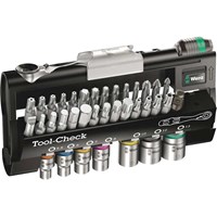 Wera 38 Piece 1/4" Drive Tool-Check Automotive 1 Socket Set Wera 38 Piece 1/4" Drive Tool-Check Automotive 1 Socket Set