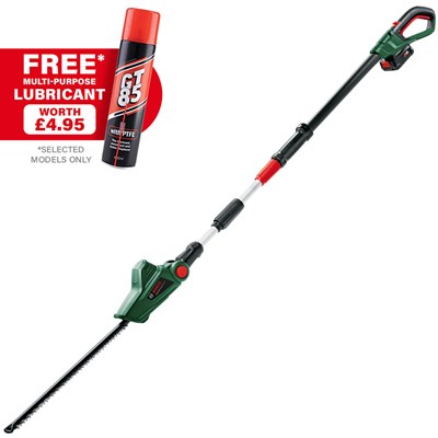 Bosch UNIVERSALHEDGEPOLE P4A 18v Cordless Telescopic Pole Hedge Trimmer 430mm