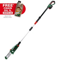 Bosch UNIVERSALCHAINPOLE P4A 18v Cordless Telescopic Pole Tree Pruner 200mm Bosch UNIVERSALCHAINPOLE P4A 18v Cordless Telescopic Pole Tree Pruner 200mm