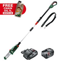 Bosch UNIVERSALCHAINPOLE P4A 18v Cordless Telescopic Pole Tree Pruner 200mm
