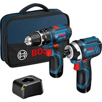 Bosch GSB 12 V-15 + GDR 12 V-105 Cordless Twin Pack Set Bosch GSB 12 V-15 + GDR 12 V-105 Cordless Twin Pack Set