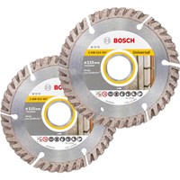 Bosch 2 Piece 115mm Diamond Blade Set