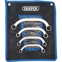 Draper 4 Piece Ring Obstruction Spanner Set Metric