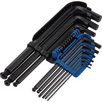 Draper Expert 9 Piece Ball End Hexagon Allen Key Set Metric