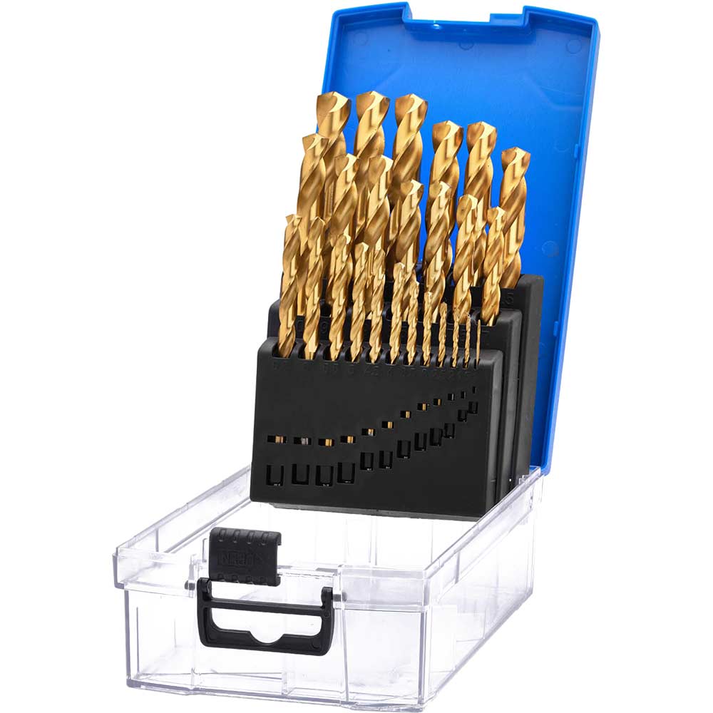 Draper Piece Hss Tin Drill Bit Set Size 25