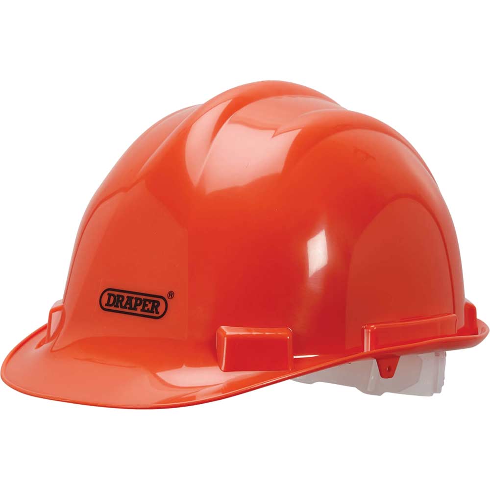 Draper Orange En397 Hard Hat Safety Helmet 0.345Kg