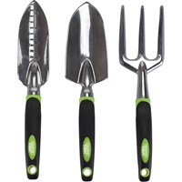 Draper Expert 3 Piece Aluminium Garden Hand Fork and Trowel Set Draper Expert 3 Piece Aluminium Garden Hand Fork and Trowel Set