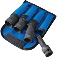 Draper Expert 4 Piece 1/2" Drive Double Ended Wheel Nut Socket Set
