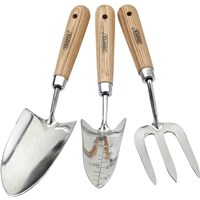 Draper Expert 3 Piece Stainless Steel Hand Fork and Trowel Set Draper Expert 3 Piece Stainless Steel Hand Fork and Trowel Set
