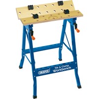 Draper Tilt and Clamp Folding Portable Workbench 