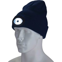Draper Beanie Hat and USB Rechargeable LED Headlight
