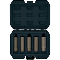 Draper 5 Piece 3/8" Drive Wheel Nut Double Socket Set Draper 5 Piece 3/8" Drive Wheel Nut Double Socket Set