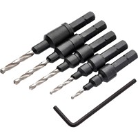 Draper 5 Piece Countersinking Drill Bit Set Draper 5 Piece Countersinking Drill Bit Set