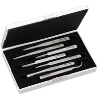 Facom 7 Piece Precision Tweezer Set Facom 7 Piece Precision Tweezer Set
