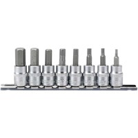 Draper 8 Piece 3/8" Drive Hexagon Socket Bit Set Draper 8 Piece 3/8" Drive Hexagon Socket Bit Set