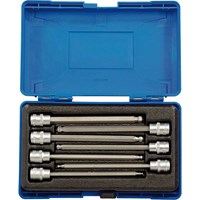 Draper 7 Piece 3/8" Drive Ball End Long Hexagon Socket Bit Set Draper 7 Piece 3/8" Drive Ball End Long Hexagon Socket Bit Set