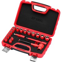 Draper XP1000 19 Piece 3/8" Drive VDE Insulated Socket Set Draper XP1000 19 Piece 3/8" Drive VDE Insulated Socket Set