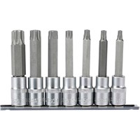 Draper 10 Piece 1/2" Drive Long Security Torx Socket Bit Set Draper 10 Piece 1/2" Drive Long Security Torx Socket Bit Set