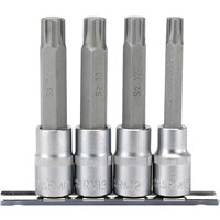 Draper 4 Piece 1/2" Drive Ribe Socket Bit Set Draper 4 Piece 1/2" Drive Ribe Socket Bit Set