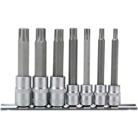 Draper 7 Piece 3/8" and 1/2" Drive Ribe Socket and Bit Set