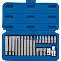 Draper 22 Piece 3/8" and 1/2" Drive Ribe Socket and Bit Set Draper 22 Piece 3/8" and 1/2" Drive Ribe Socket and Bit Set