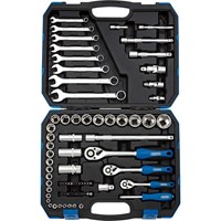 Draper 75 Piece Combination Drive Bit, Socket and Spanner Set Draper 75 Piece Combination Drive Bit, Socket and Spanner Set