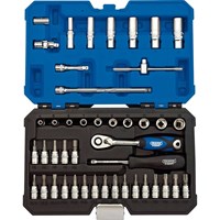 Draper 44 Piece 1/4" Drive Hex Socket and Socket Bit Set Draper 44 Piece 1/4" Drive Hex Socket and Socket Bit Set