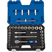 Draper Expert 41 Piece 1/2" Drive Hex Socket Set Metric and Imperial Draper Expert 41 Piece 1/2" Drive Hex Socket Set Metric and Imperial