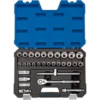 Draper 30 Piece 1/2" Drive Hex Socket Set Metric Draper 30 Piece 1/2" Drive Hex Socket Set Metric
