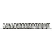 Draper 15 Piece 1/2" Drive Socket Set Metric on Rail Draper 15 Piece 1/2" Drive Socket Set Metric on Rail