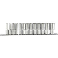 Draper Expert 13 Piece 1/2" Drive Deep Socket Set Imperial on Rail Draper Expert 13 Piece 1/2" Drive Deep Socket Set Imperial on Rail