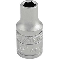 Draper 1/4" Drive Satin Finish Hexagon Socket Metric Draper 1/4" Drive Satin Finish Hexagon Socket Metric