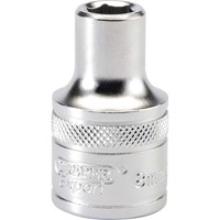 Draper 1/2" Drive Satin Finish Hexagon Socket Metric