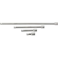 Draper 4 Piece 1/2" Square Drive Satin Chrome Wobble Extension Bar Set