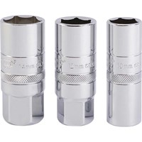 Draper 3 Piece 1/2" Drive Spark Plug Socket Set Draper 3 Piece 1/2" Drive Spark Plug Socket Set